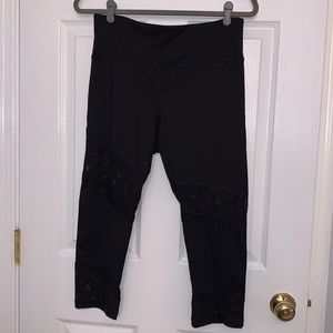 Women crop athletic legging